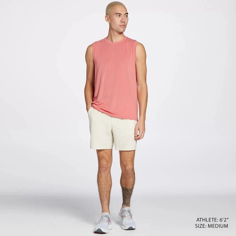VRST Men's Icon Tank Pink Rouge Size M gallery