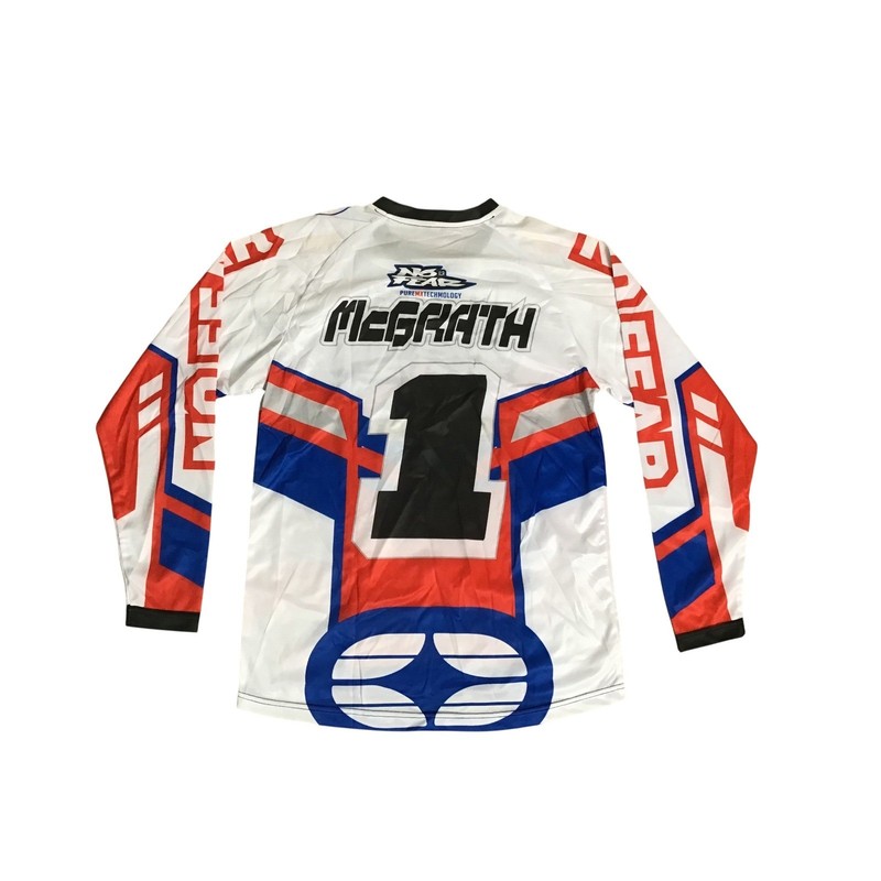No Fear Pure MX Mazda Yamaha Motocross Jersey Jeremy McGrath #1 Size M gallery