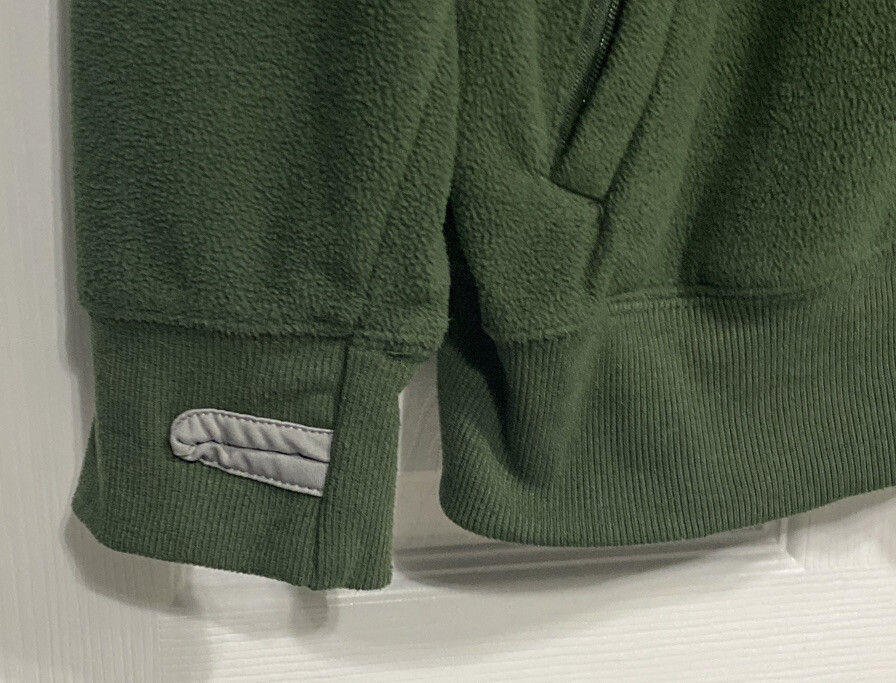 OAKLEY Men's MicroFleece Full Zip Jacket Shirt Sweater Sz Large L Green gallery