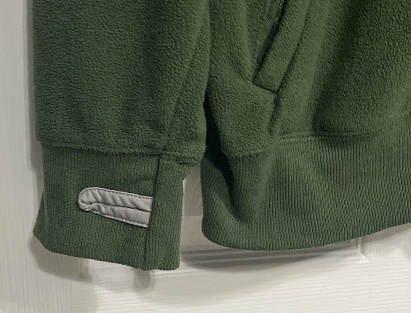 OAKLEY Men's MicroFleece Full Zip Jacket Shirt Sweater Sz Large L Green gallery