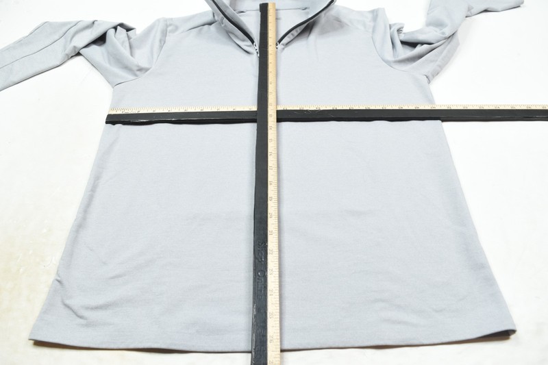 G/Fore Brushed Back Tech 1/4 Zip Pullover Mens Medium Gray Long Sleeve gallery