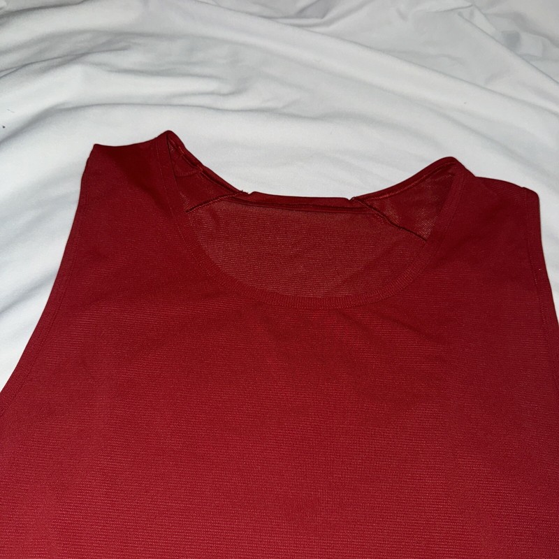 Lulemon Athletica Pack N’ Dash XXL Unisex Magma Red Active Tank Top gallery