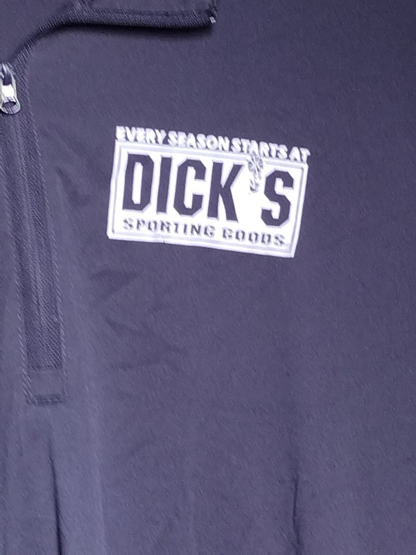Dicks Sporting Goods pullover 1/4 zip men xl gray stretch long sleeve athleisure gallery