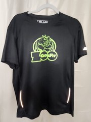 Men’s Large Black/Green “Cross Fit Zoo” Short Sleeve Athletic/Tec Top by NB
