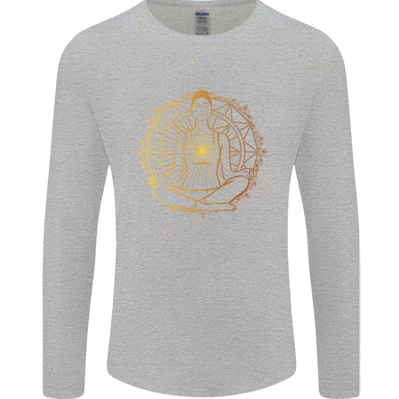 Spiritual Yoga Meditation Peace Mens Long Sleeve T-Shirt gallery