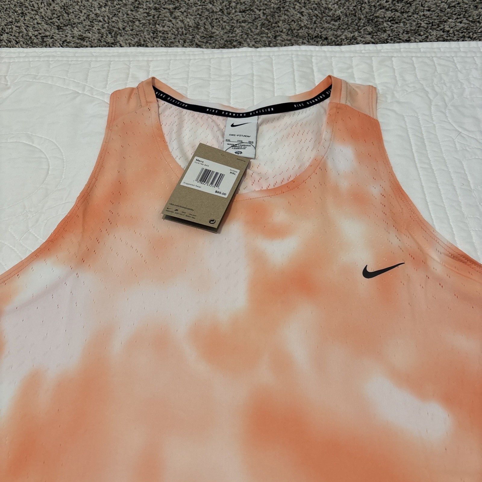 Nike Running 2XL Division Breathe Dri-FIT ADV Tank Training HJ4146-844 gallery
