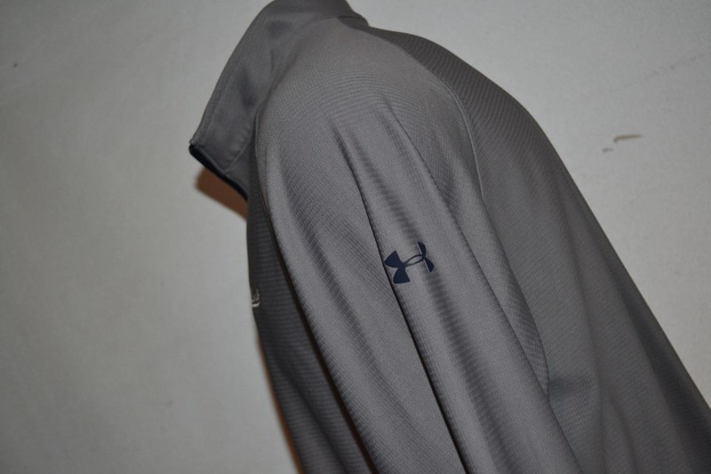 37287 Under Armour Golf Pullover Curing Kids Cancer Gray Polyester Size 2XL Mens gallery