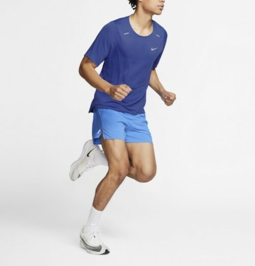 Nike Men's Breathe Rise 365 Running Short Sleeve Top T-shirt Size Small gallery