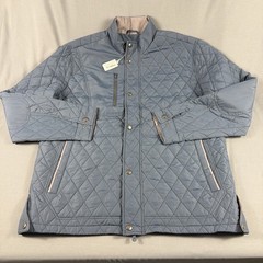 Johnnie-O Golf Jacket Sleeve Logo Juno Quilted XL Navy Polyester NWT MSRP $228