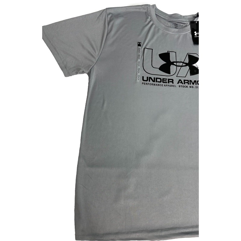 Under Armour Gray Tech Fade Tee Loose Men's T-Shirt Short Sleeve Size Large Nw gallery