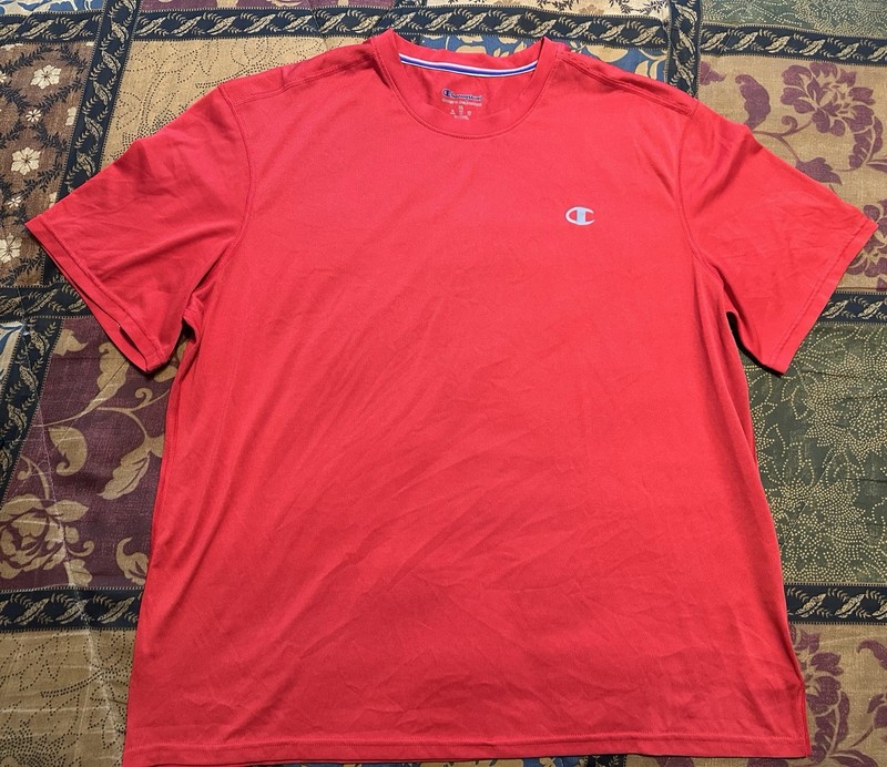 Lot Five (5) CHAMPION Tee SHIRTS Men Size XL *Multi-Colors gallery