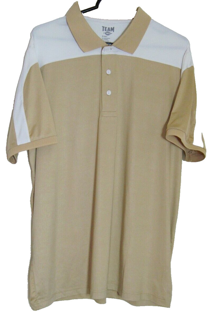 Team 365~TT22~Mens Size L~Golf Polo Shirt~Dri-Fit UV Protection Moisture Wicking