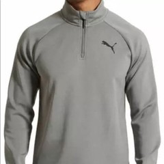 PUMA LOGO Men’s Active 1/4 Zip Pullover Long Sleeve Stretch – Size XL New w/Tags