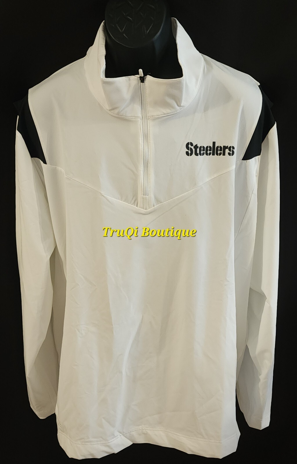 Nike NFL ONFIELD Sideline Coach Chevron Lockup Jacket Pittsburgh Steelers 2XL gallery