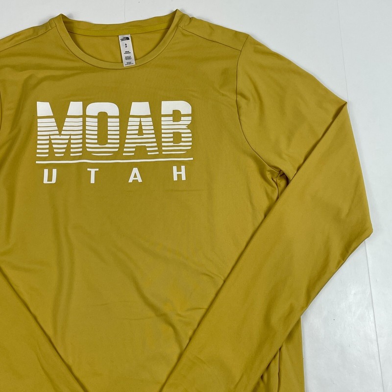 The North Face Shirt Mens Small Yellow Flashdry Moab Utah Long Sleeve Climbing gallery