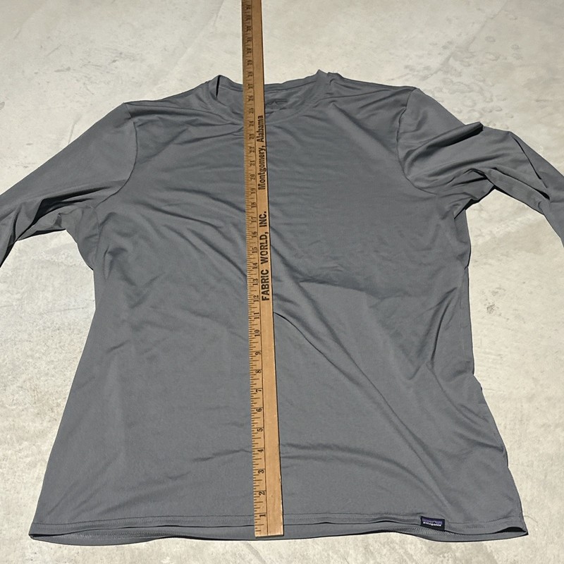 Patagonia Capilene Daily Base Layer Long Sleeve Shirt Men’s SZ M Gray Hiking gallery