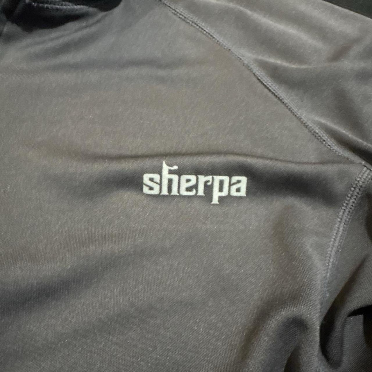 Sherpa Men's 1/4 Zip Mock Neck Pullover Polyester Long Sleeve Gray L gallery