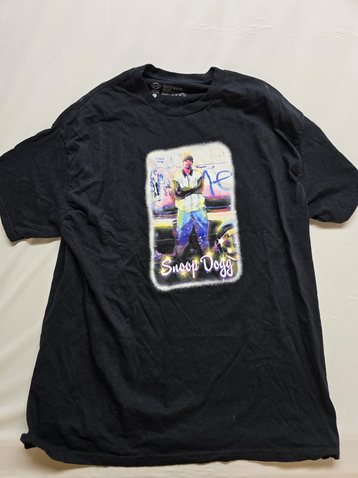 Black Snoop Dogg Graphic T-Shirt gallery