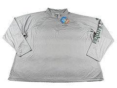Columbia PFG Men’s Pullover 5X Gray Omni-Shade 1/4 Zip UPF 50+ Outdoors Fishing