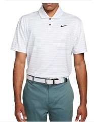 Nike Tour Men’s Dri-FIT Striped Golf Polo FD5931-100 NWT 2XL White