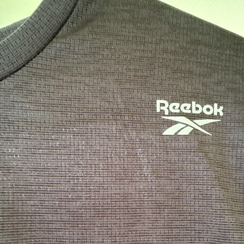 Reebok Men's Black Breathable Crew Neck Short Sleeve Logo T-Shirt Size S gallery