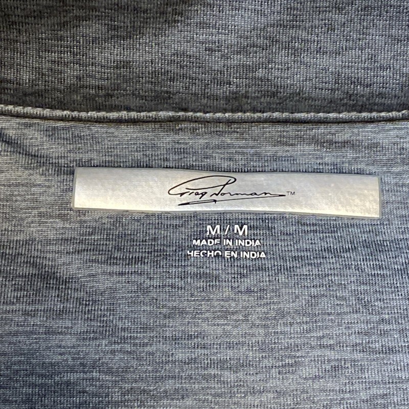 Greg Norman ML75 Active 1/4 Zip Golf Pullover Mens GRAY LARGE Stretch Performanc gallery