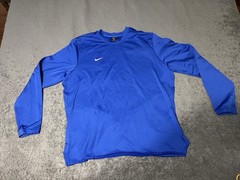 NWT Men’s NIKE LS Therma Modern Top Blue – Medium