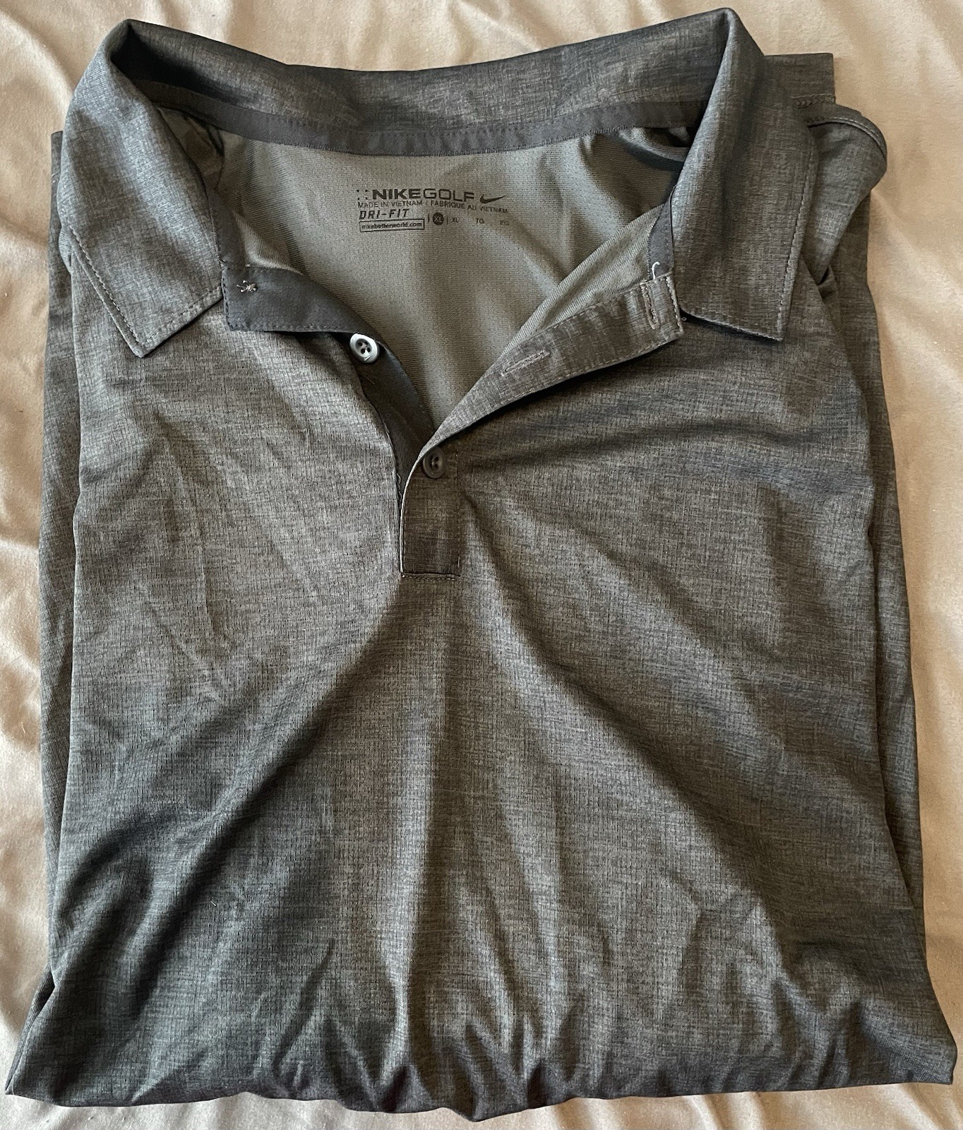 Nike golf Dri Fit dark grey Shirt gallery