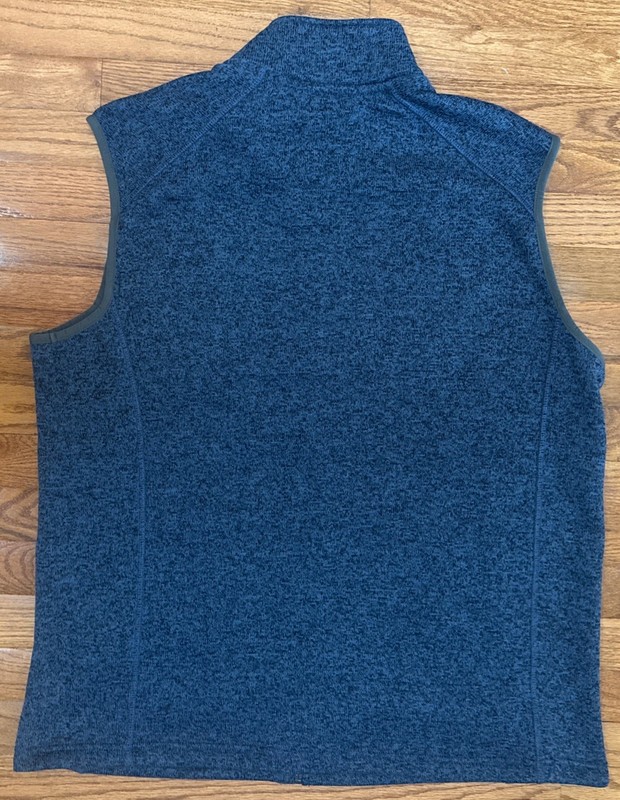 NEW! Eddie Bauer Soft Blue Full-zip Sweater / Sweatshirt Men's XL gallery