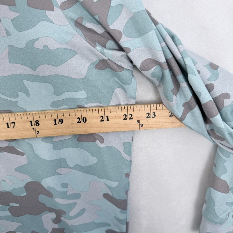 Johnnie O 1/4 Zip Pullover Mens M Blue Camo Golf Performance Pullover gallery