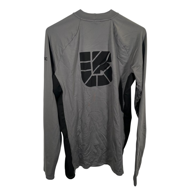 Burton Midweight Baselayer Shirt Medium Gray Long Sleeve Shirt Moisture Wicking gallery