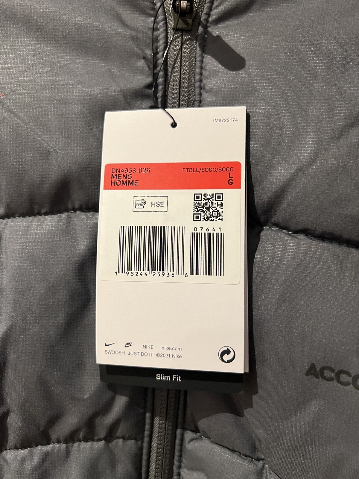 Nike Paris Saint Germain Strike Winter Warrior Jacket-Dn4953-026 -L gallery