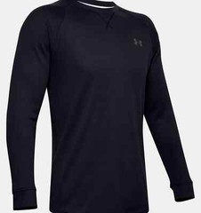 Under Armour UA Waffle Crew Long Sleeve Shirt Men’s Medium Black 1302355-001 NWT