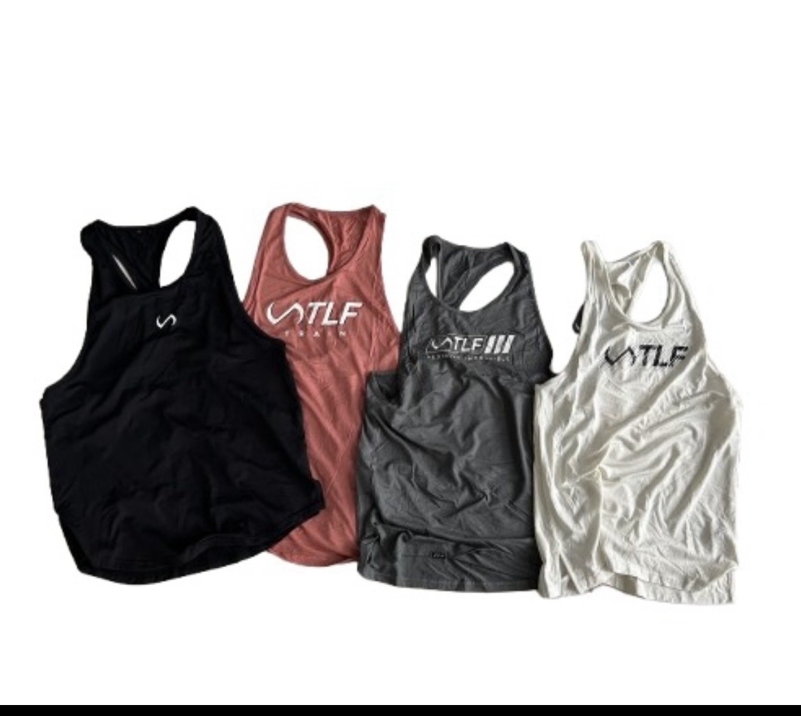 TLF Take Life Further Men’s Drop Tank Tops Stringers Gym Tee Lot Of 4 M Medium gallery
