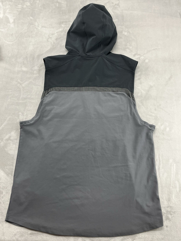 Under Armour Threadborne 1/4 Zip Pullover Men 2XL Gray Lined Hooded HeatGear Gym gallery