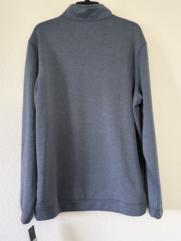 Adidas “Elevated” 1/4-Zip Golf Jersey Top, NWT - Men’s XL, Navy, $70 gallery