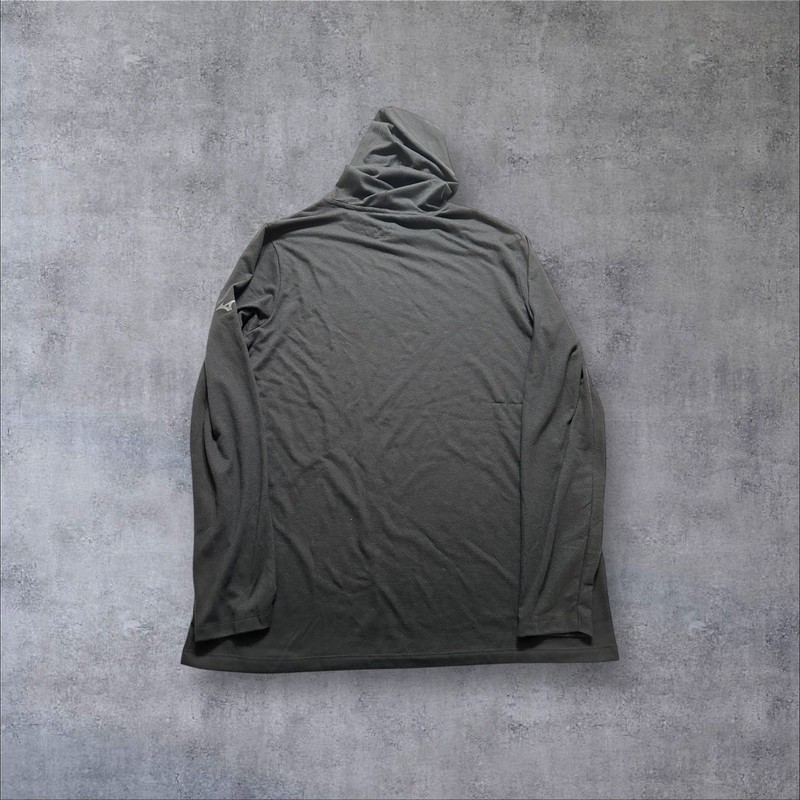 Mizuno Training Hoodie Men Large Black Long Sleeve Baseball Performance New gallery