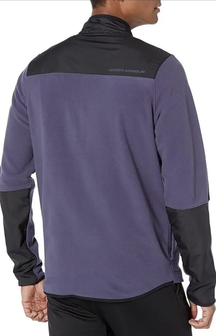 UNDER ARMOUR Mens ColdGear Infrared ½ Zip Pullover | Navy Blue | 1366196 Sz XL gallery