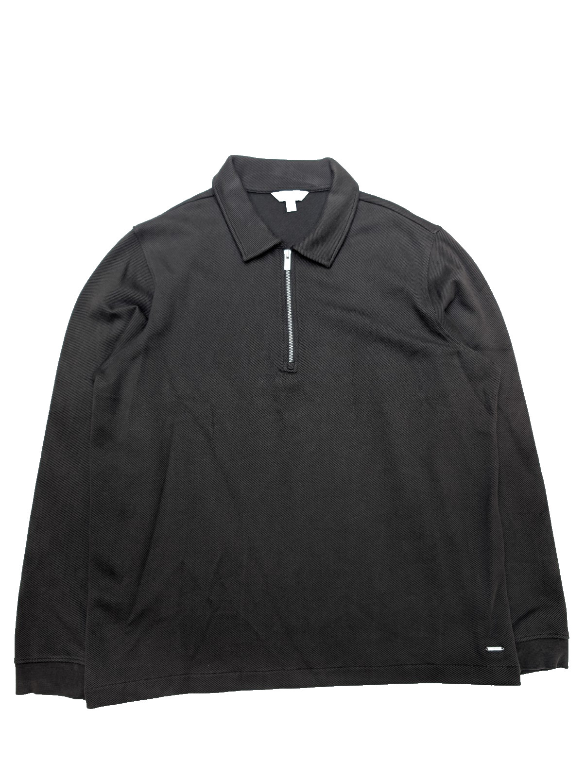 Autograph 1/4 Zip Cotton Rich Pullover Jumper Mens Size 2XL Dark Olive RRP £50 gallery