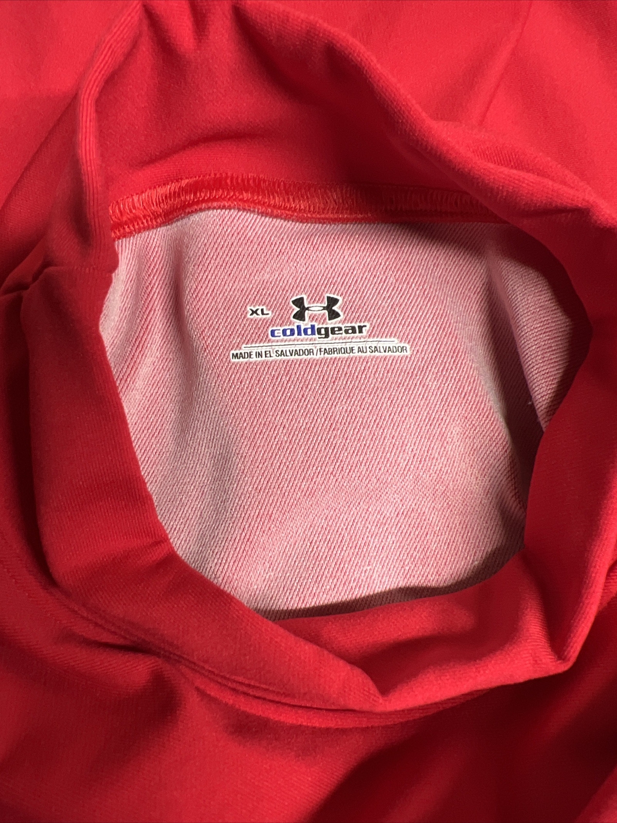 Red Under Armour Long Sleeve Compression Shirt 208554 EUC Fast Shipping!! gallery
