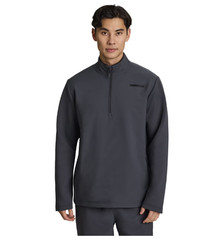 Reebok Men’s Commuter Hybrid Quarter Zip Pullover Size XL Ebony NWT