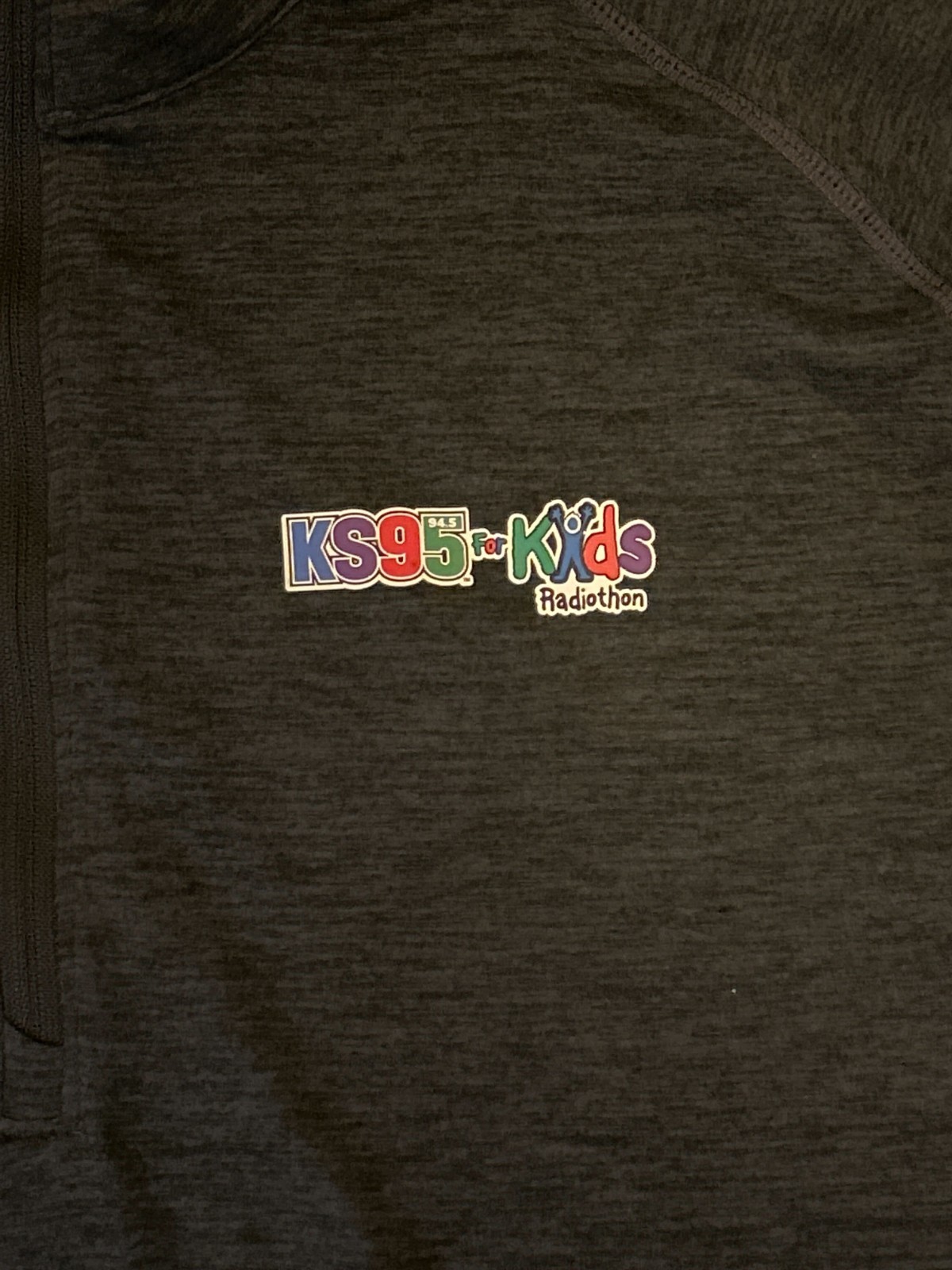 Storm Creek Mens Size 2XL Gray 1/4 Zip Long Sleeve Shirt KS95 for Kids Radiothon gallery