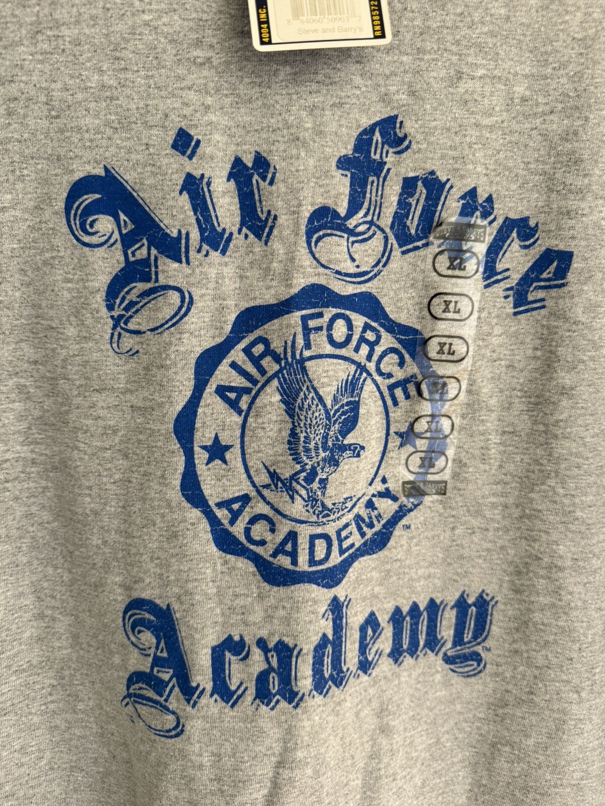 OFFICIAL AIR FORCE ACADEMY LICENSED TSHIRT NEW WITH TAGS STEVE & BARRYS gallery