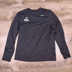 The Nike Tee Dri-FIT Mens L Black Long Sleeve RSPA Racquet Sports Pro Assoc.