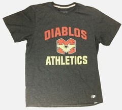 Russell Athletic Mission Viejo Diablos Locker Tee Men’s L Heathered Black OHSA41