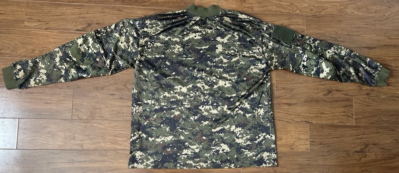 Tippmann Tactical Paintball Jersey Large Green Digital Camo Mesh Long Sleeve Ops gallery