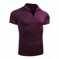 Men Running T Shirt Gym Fitness Short Sleeve Compression Training Sportswear