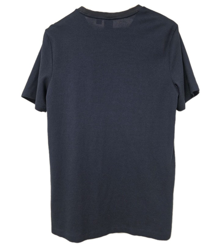 Boss Bubble Tiburt 263 jacquard structure T-shirt Navy Blue Size XL Casual gallery