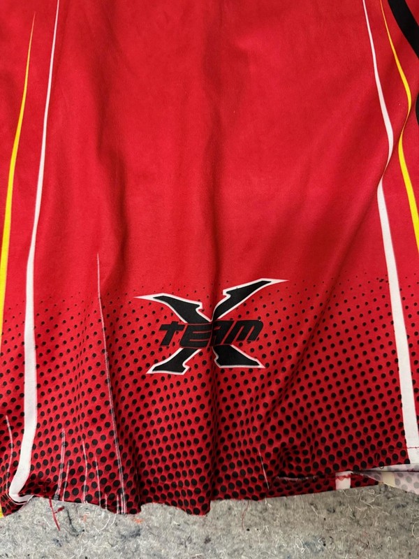 Fox Racing Jersey Mens Medium Red Motocross Long Sleeve Team X Graphic gallery