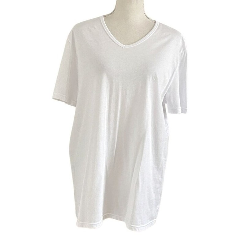 NWOT EMPORIO ARMANI UNDERWEAR MEN'S BASIC V-NECK T-SHIRT IN HEATHER GREY - L gallery
